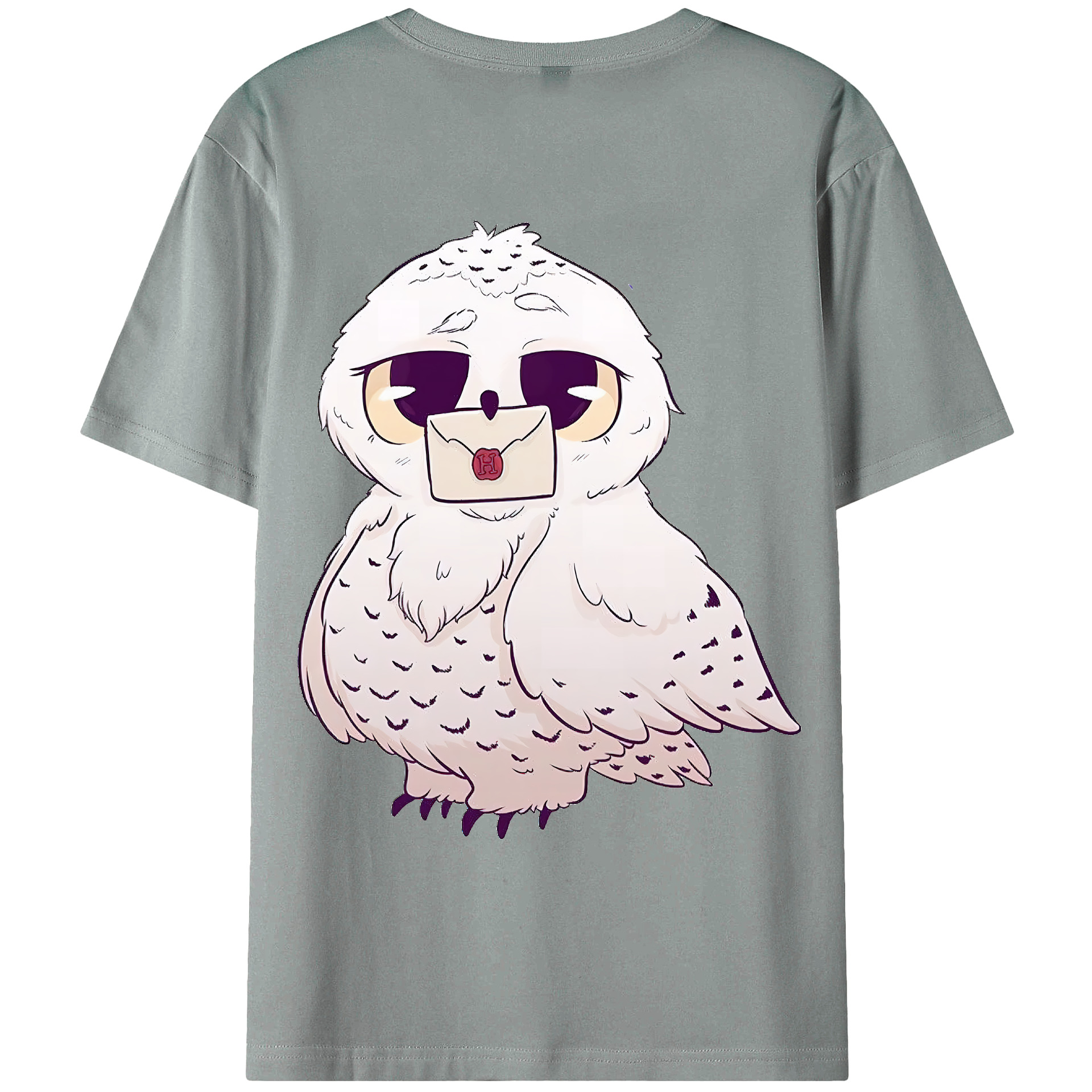 （画像用） Harry Potter ハリー・ポッターシリーズ 綿100％ メンズ半袖Tシャツ（バックプリント） 通気性